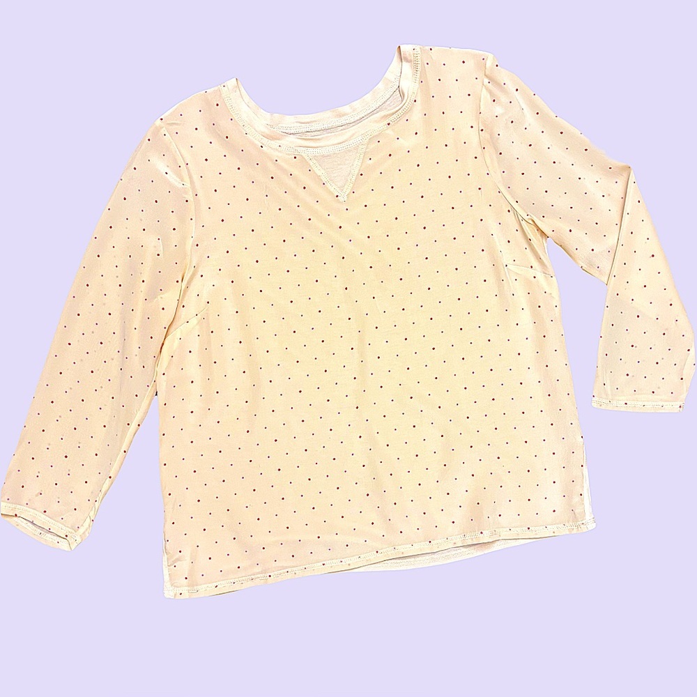 Madewell polka dot top